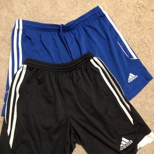 2 Pair Youth Adidas Training Shorts